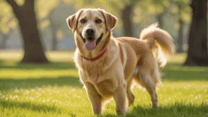 Labrador and Golden Retriever Mix - Goldador