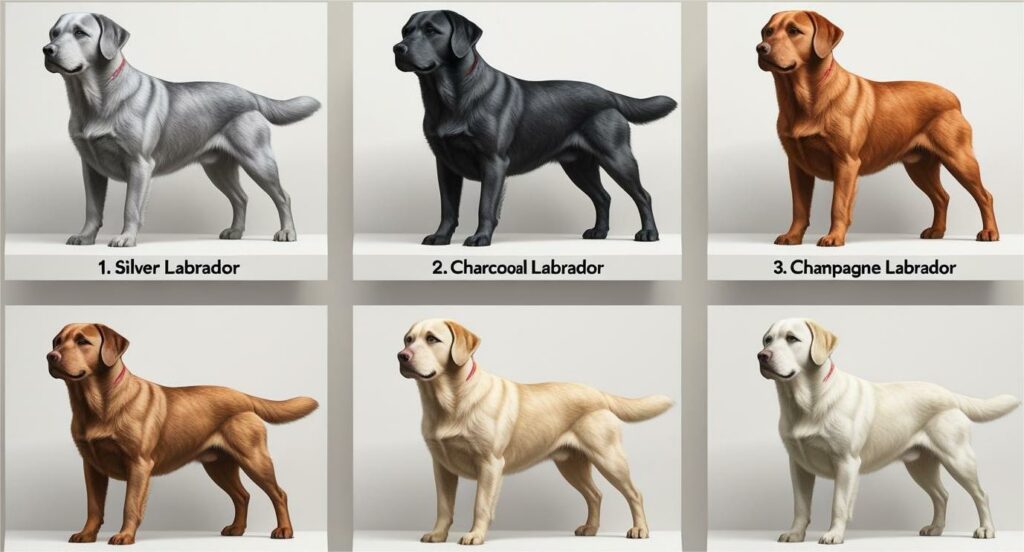 Rare and unique Labrador coat colors