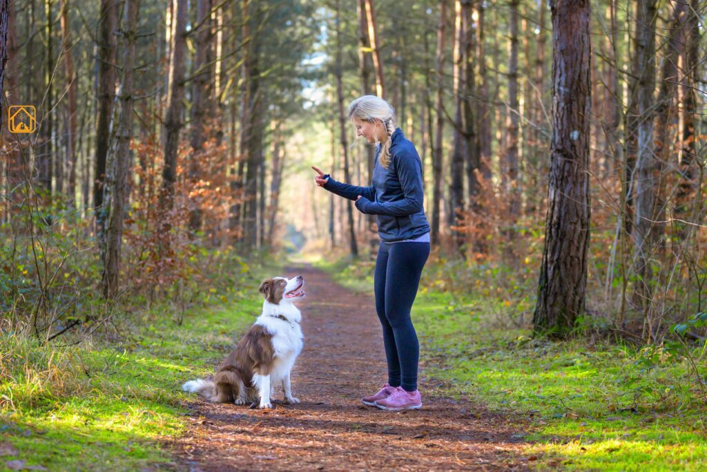 dog sit training