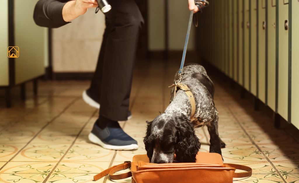 scent detection dog training