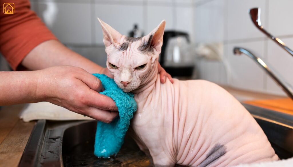 hairless cat grooming